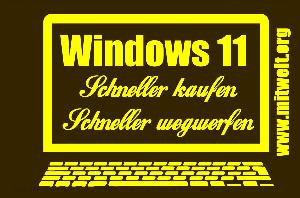 Windows 11: 240 Millionen PCs werden zu Müll